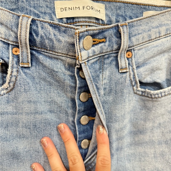 Aritzia Denim Forum The Arlo High Rise Straight 28L Women’s Size 27 - Picture 6 of 14